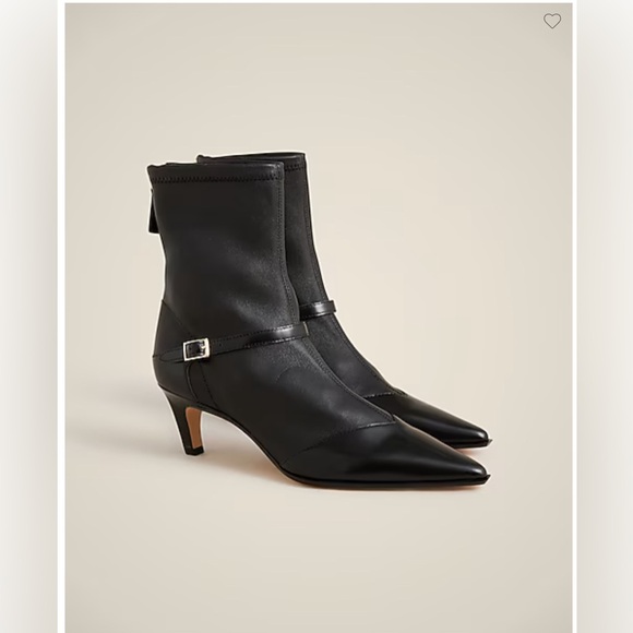 Jcrew New Stevie buckle ankle boots in stretch leather - Picture 1 of 5